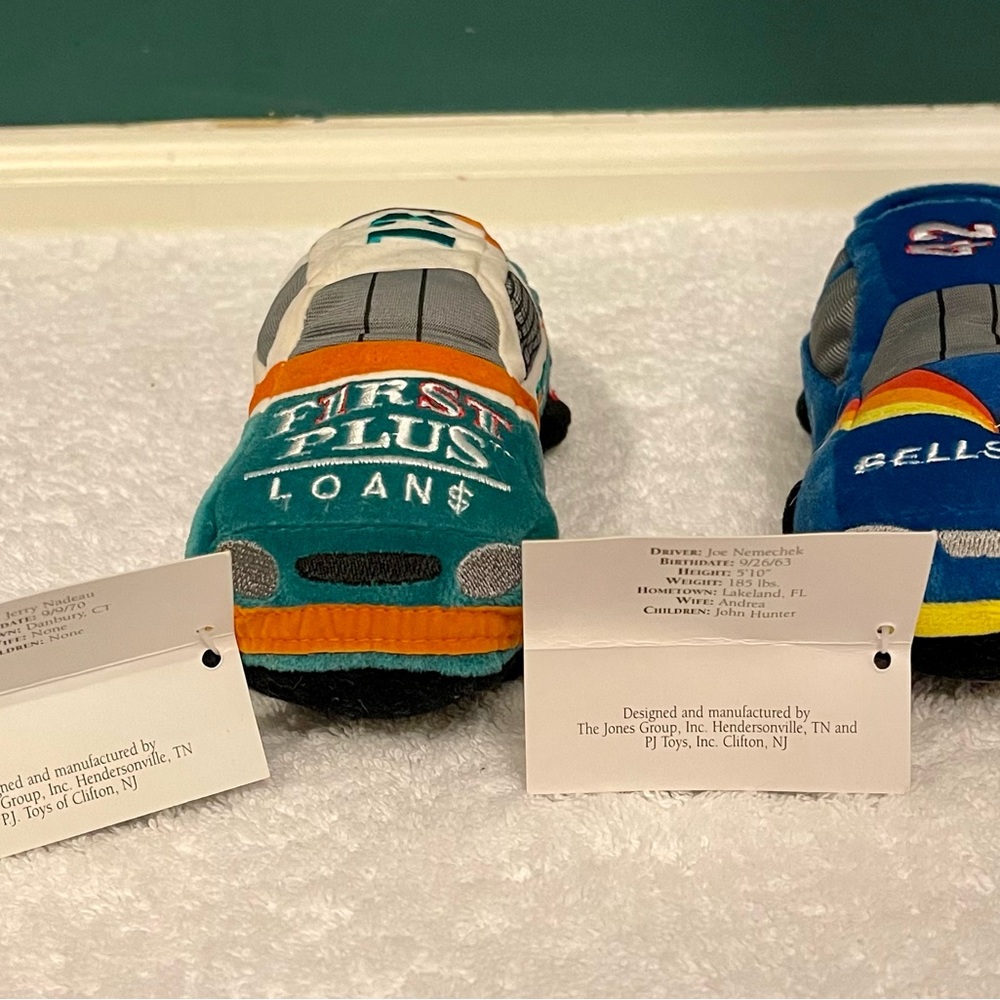Lot of 4 NASCAR Beanie Racers #3, #13, #42 & #46. Displayed only.• - Picture 8 of 12